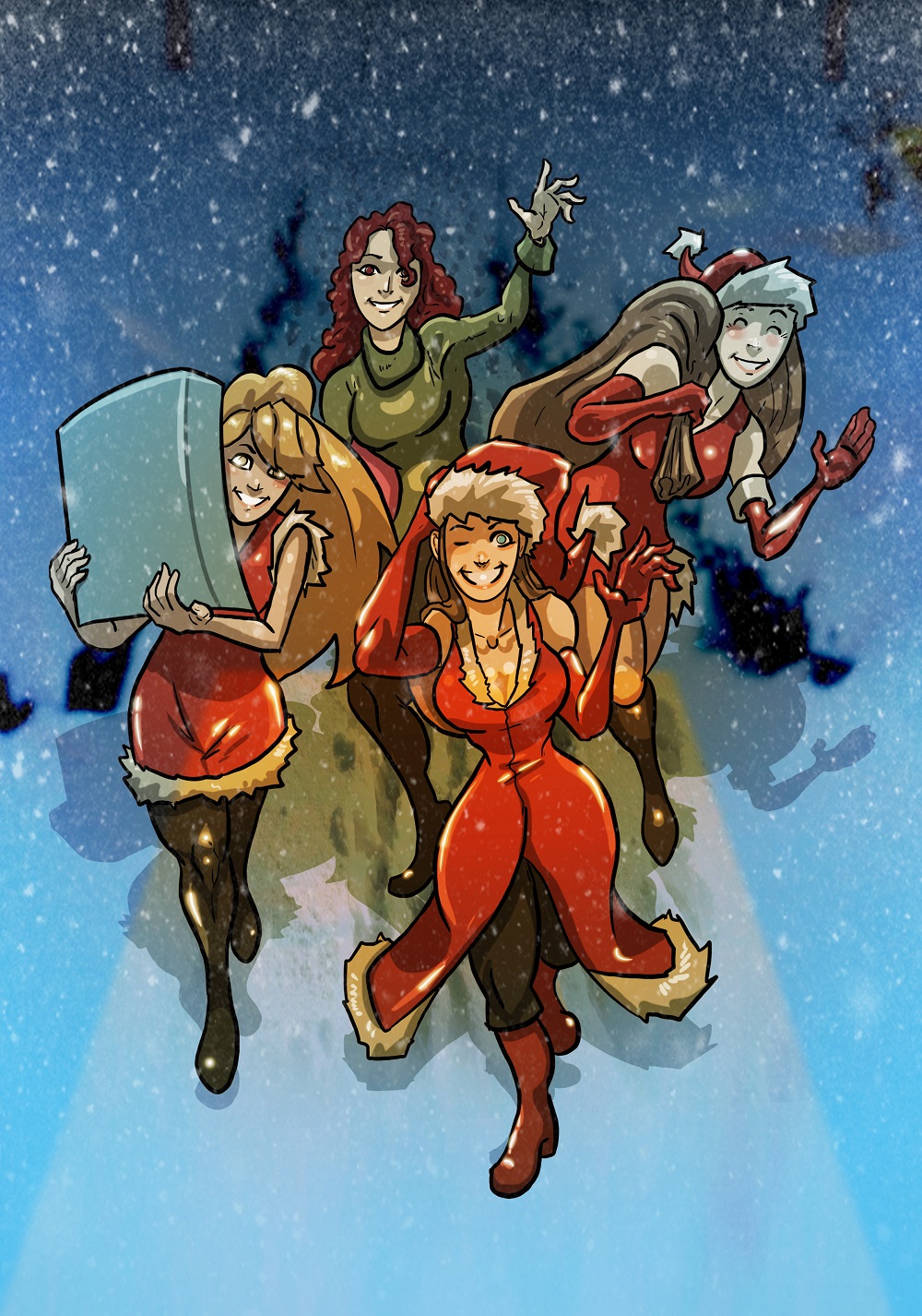 The M9 Girls are in the holiday mood!